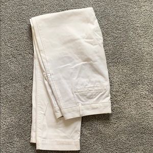 BR near white slacks